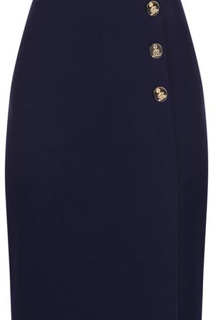 Шерстяная однотонная юбка-миди Ralph Lauren Ralph Lauren 290708674 купить с доставкой