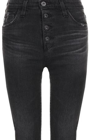 Укороченные джинсы с потертостями Ag AG Jeans LBK1782-UH/10Y-GNT купить с доставкой