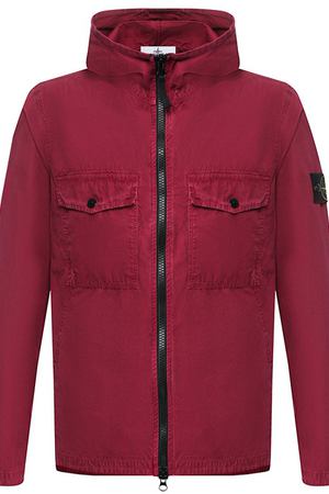 Хлопковая куртка на молнии с капюшоном Stone Island Stone Island 6915111WN купить с доставкой