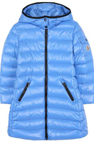 Пуховое пальто на молнии с капюшоном Moncler Enfant Moncler D2-954-49900-05-68950/4-6A купить с доставкой