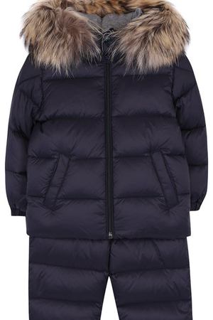 Комплект из пуховой куртки и комбинезона на подтяжках Moncler Enfant Moncler D2-951-70335-25-53079 вариант 2 купить с доставкой