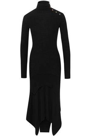 Платье из смеси шерсти и шелка Stella McCartney Stella McCartney 521167/S1882 купить с доставкой