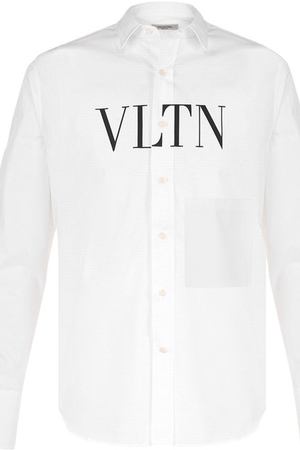 Хлопковая рубашка свободного кроя Valentino Valentino PV0AB766/4WW купить с доставкой