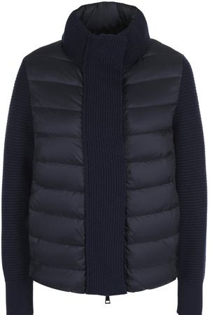 Пуховик с шерстяными рукавами Moncler Moncler C2-093-94534-00-98124 купить с доставкой