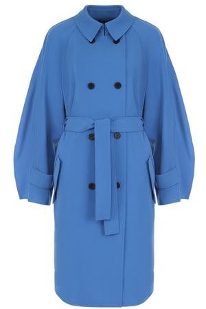 Однотонное двубортное пальто с поясом St. John St.John K60PW12 купить с доставкой