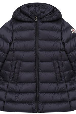 Стеганое пальто на молнии с капюшоном Moncler Enfant Moncler D2-951-49372-05-53048 купить с доставкой