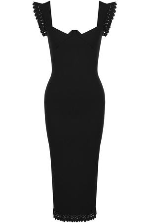 Однотонное приталенное платье-миди на молнии Roland Mouret Roland Mouret SS18/K0078/F0137 вариант 2 купить с доставкой