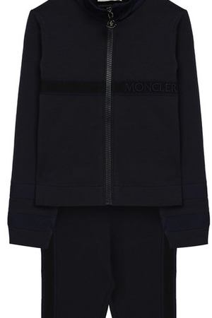 Комплект из хлопкового кардигана и брюк Moncler Enfant Moncler D2-954-88570-50-80996/4-6A