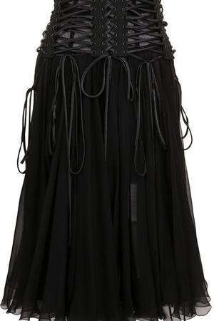 Однотонное платье-бюстье со шнуровкой Dolce & Gabbana Dolce & Gabbana F68Y2T/FU1AT