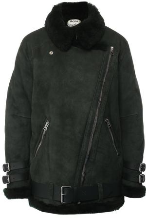 Укороченная дубленка с косой молнией Acne Studios Acne Studios 1AR173