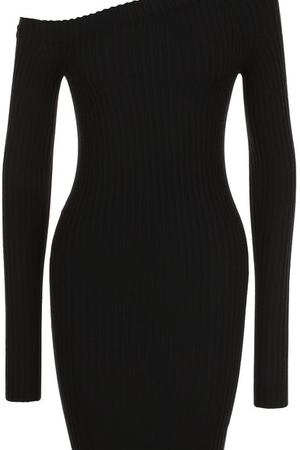 Однотонное шелковое платье-футляр Helmut Lang Helmut Lang H09HW726 вариант 2 купить с доставкой