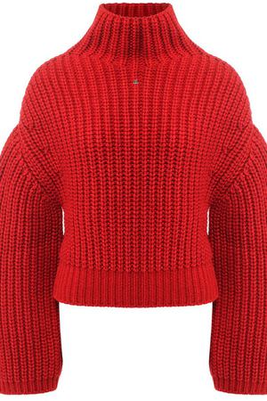 Вязаный пуловер с объемными рукавами Lanvin Lanvin RW-T0628M-MB03-A18 купить с доставкой