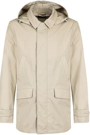 Хлопковая куртка Montville на молнии с капюшоном Loro Piana Loro Piana FAI0638 вариант 2 купить с доставкой