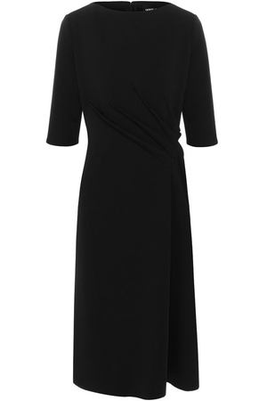 Однотонное платье с драпировкой Giorgio Armani Giorgio Armani 6ZAA61/AJLCZ вариант 3 купить с доставкой
