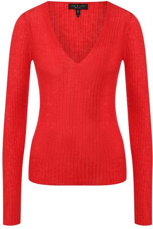 Вязаный пуловер с V-образным вырезом Rag&Bone Rag&Bone W285642KZ купить с доставкой