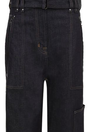 Расклешенные джинсы с контрастной прострочкой и поясом Tom Ford Tom Ford PAD028-DEX083 купить с доставкой