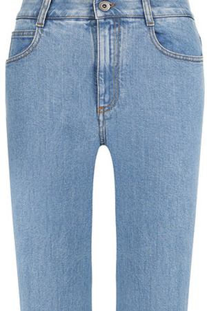Укороченные джинсы со шнуровкой Stella McCartney Stella McCartney 475195/SLH50 купить с доставкой