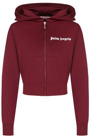 Кардиган на молнии с капюшоном Palm Angels Palm Angels PWBD006E183840072401 купить с доставкой