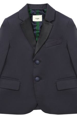 Однобортный пиджак из хлопка Fendi Fendi JMA064/8RJ/2A-5A вариант 2