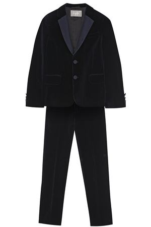 Бархатный костюм с пиджаком на двух пуговицах Il Gufo Il Gufo A17TX002V0001/5A-8A