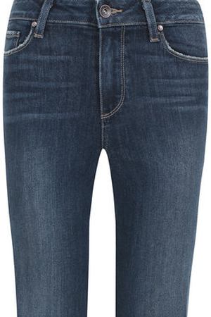 Укороченные расклешенные джинсы с потертостями Paige Paige 3182984-4571