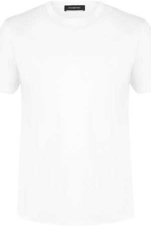 Хлопковая футболка с круглым вырезом Ermenegildo Zegna Ermenegildo Zegna UR526/706 купить с доставкой