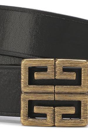 Кожаный ремень с фигурной пряжкой Givenchy Givenchy BK400GK09T купить с доставкой
