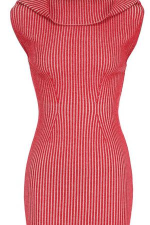 Приталенное платье-миди фактурной вязки Mm6 MM6 Maison Margiela S52CT0290/S16245