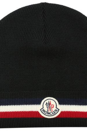 Шерстяная шапка с логотипом бренда Moncler Moncler D2-091-00328-00-02292