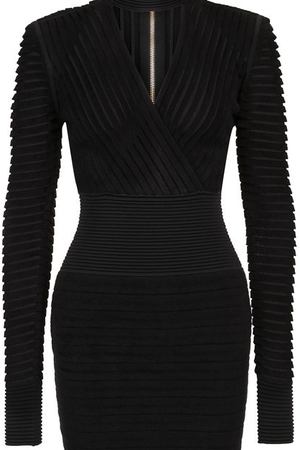 Приталенное мини-платье на молнии Balmain Balmain 143586/K074