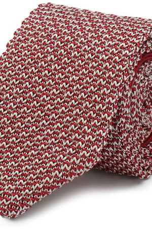 Шелковый вязаный галстук Giorgio Armani Giorgio Armani 360056/8P970 купить с доставкой