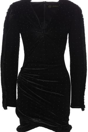Бархатное платье с V-образным вырезом Versace Versace A80902/A225551 вариант 2 купить с доставкой