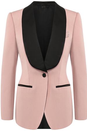 Приталенный шерстяной жакет Tom Ford Tom Ford GI2542-FAX377 купить с доставкой