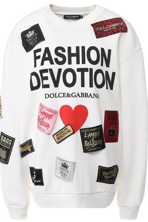 Хлопковый свитшот Dolce & Gabbana Dolce & Gabbana F9C85Z/G7QQT