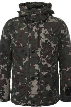 Пуховая куртка на молнии с капюшоном C.P. Company CP Company 05CM0W183A-005300G