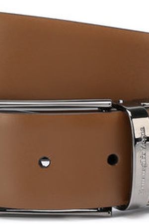 Кожаный ремень с металлической пряжкой Ermenegildo Zegna Ermenegildo Zegna BSLRG19085 купить с доставкой
