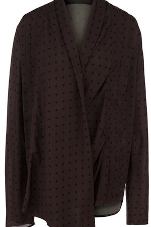 Блуза свободного кроя с V-образным вырезом Haider Ackermann Haider Ackermann 183-6006-121