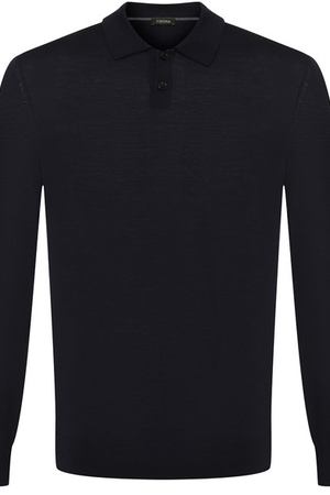 Шерстяное поло с длинными рукавами Z Zegna Z Zegna VRM96/ZZ134
