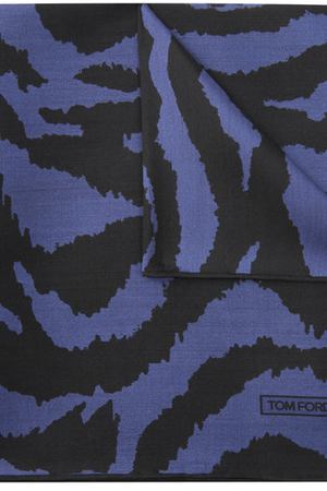 Шелковый платок с анималистичным принтом Tom Ford Tom Ford TFB12TF312 вариант 2 купить с доставкой