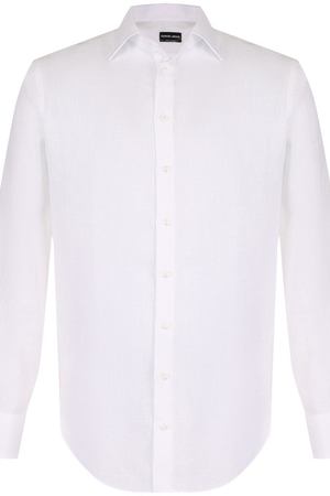 Льняная рубашка с итальянским воротником Giorgio Armani Giorgio Armani WSCMCT/WS16C