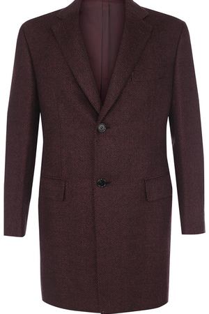 Однобортное пальто из смеси шерсти и кашемира Brioni Brioni R0NK/06AAZ вариант 2 купить с доставкой