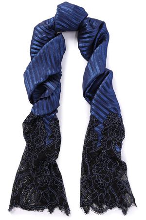 Плиссированный шарф с кружевной вставкой Valentino Valentino QT2EEA00/UVK вариант 2