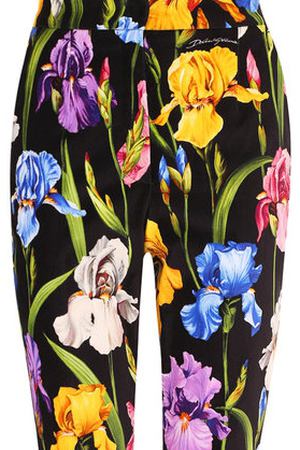 Укороченные хлопковые брюки с принтом Dolce & Gabbana Dolce & Gabbana FTAM2T/FSVFI