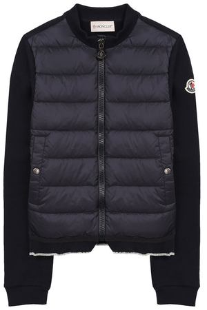 Утепленный кардиган Moncler Enfant Moncler D2-954-84660-05-809B3/4-6A купить с доставкой