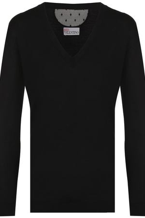 Пуловер из смеси кашемира и шелка REDVALENTINO Red Valentino NR3KC0Y1/1W7 вариант 2