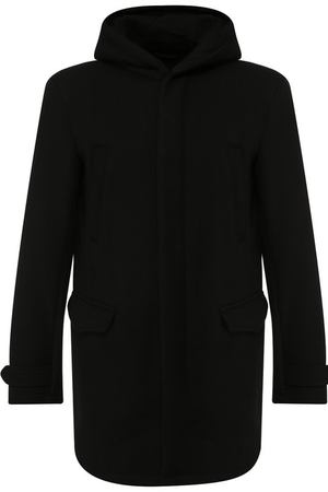 Пальто из смеси шерсти и вискозы на молнии с капюшоном Emporio Armani Emporio Armani 6Z1L61/1NUKZ