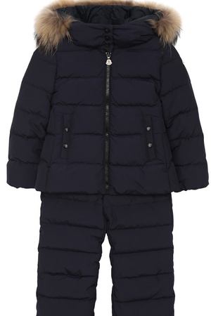 Пуховый комплект из куртки с капюшоном и комбинезоном Moncler Enfant Moncler C2-954-75320-15-57244/4-6A