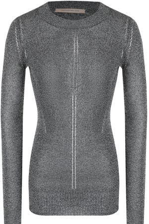 Приталенный вязаный пуловер с круглым вырезом Christopher Kane Christopher Kane 492721/UGK08