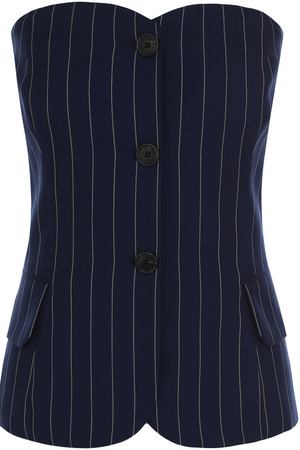 Шерстяной топ-бюстье в полоску Ralph Lauren Ralph Lauren 290708604