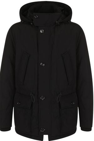 Утепленная куртка на молнии с отложным воротником BOSS Boss Hugo Boss 50393911